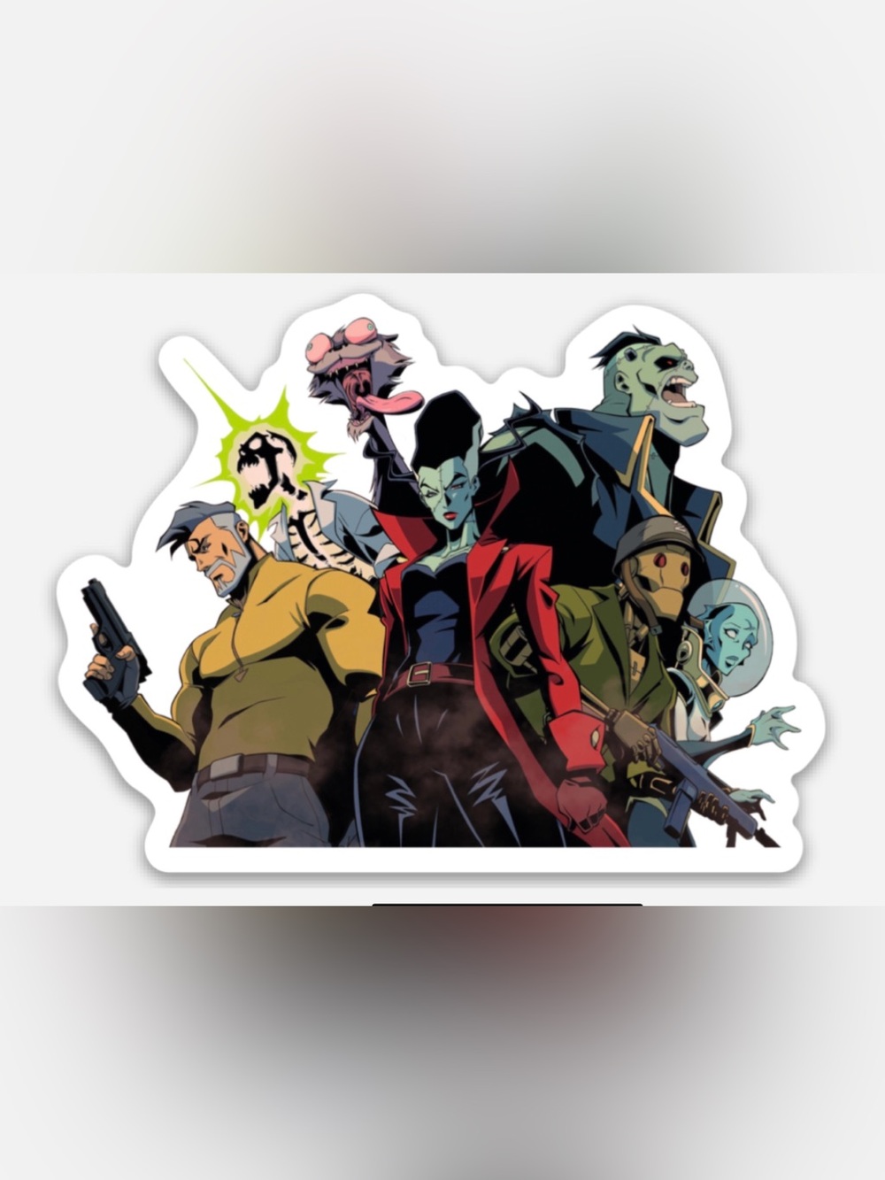 Creature Commandos 3” Vinyl Die Cut Sticker